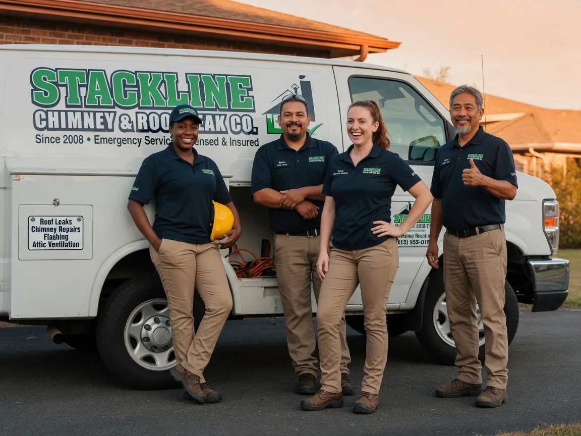 Chimney flashing repair company in Arlington, WI